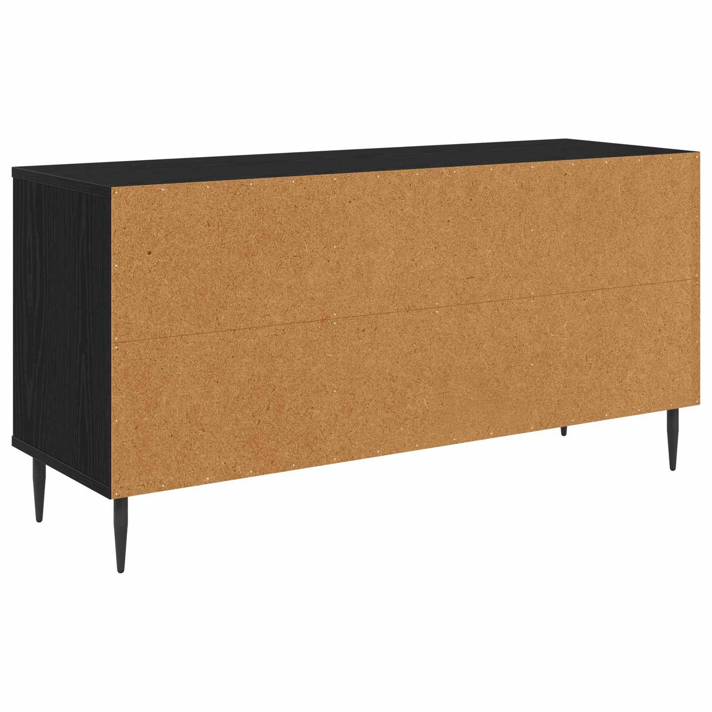 vidaXL TV Cabinet WIJHE 102 x 33 x 51 cm Black Oak Engineered Wood