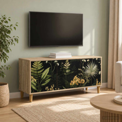 vidaXL TV Cabinet RHENEN 102 x 33 x 50 cm Sonoma Engineered Wood