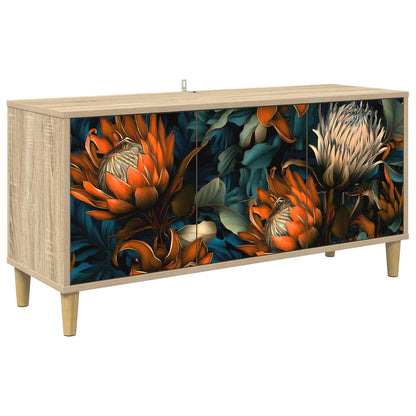vidaXL TV Cabinet LOCHEM 102 x 33 x 50 cm Sonoma Engineered Wood