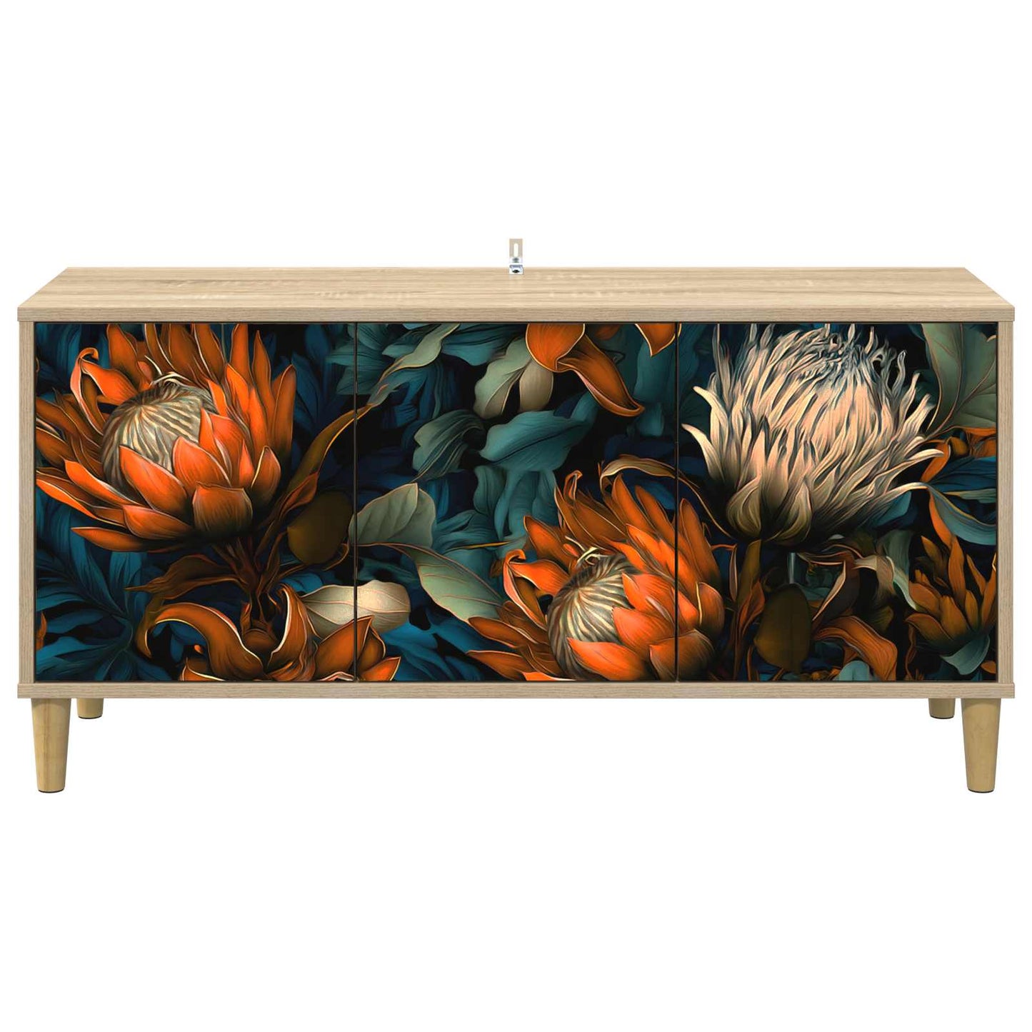 vidaXL TV Cabinet LOCHEM 102 x 33 x 50 cm Sonoma Engineered Wood