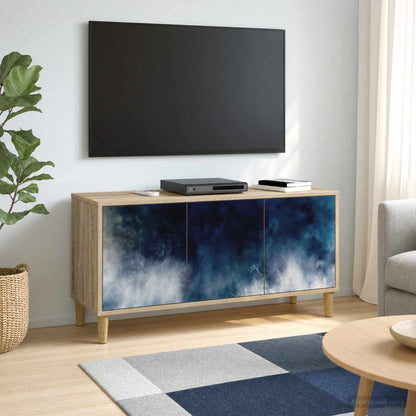 vidaXL TV Cabinet RAALTE 102 x 33 x 50 cm Sonoma Engineered Wood