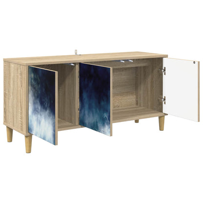 vidaXL TV Cabinet RAALTE 102 x 33 x 50 cm Sonoma Engineered Wood