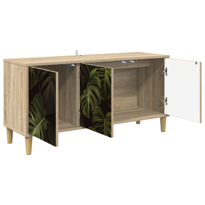 vidaXL TV Cabinet ELBURG 102 x 33 x 50 cm Sonoma Engineered Wood
