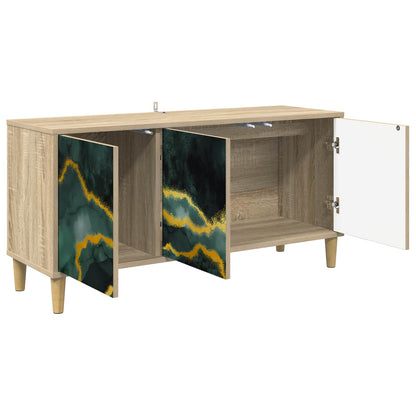vidaXL TV Cabinet WIJHE 102 x 33 x 50 cm Sonoma Engineered Wood