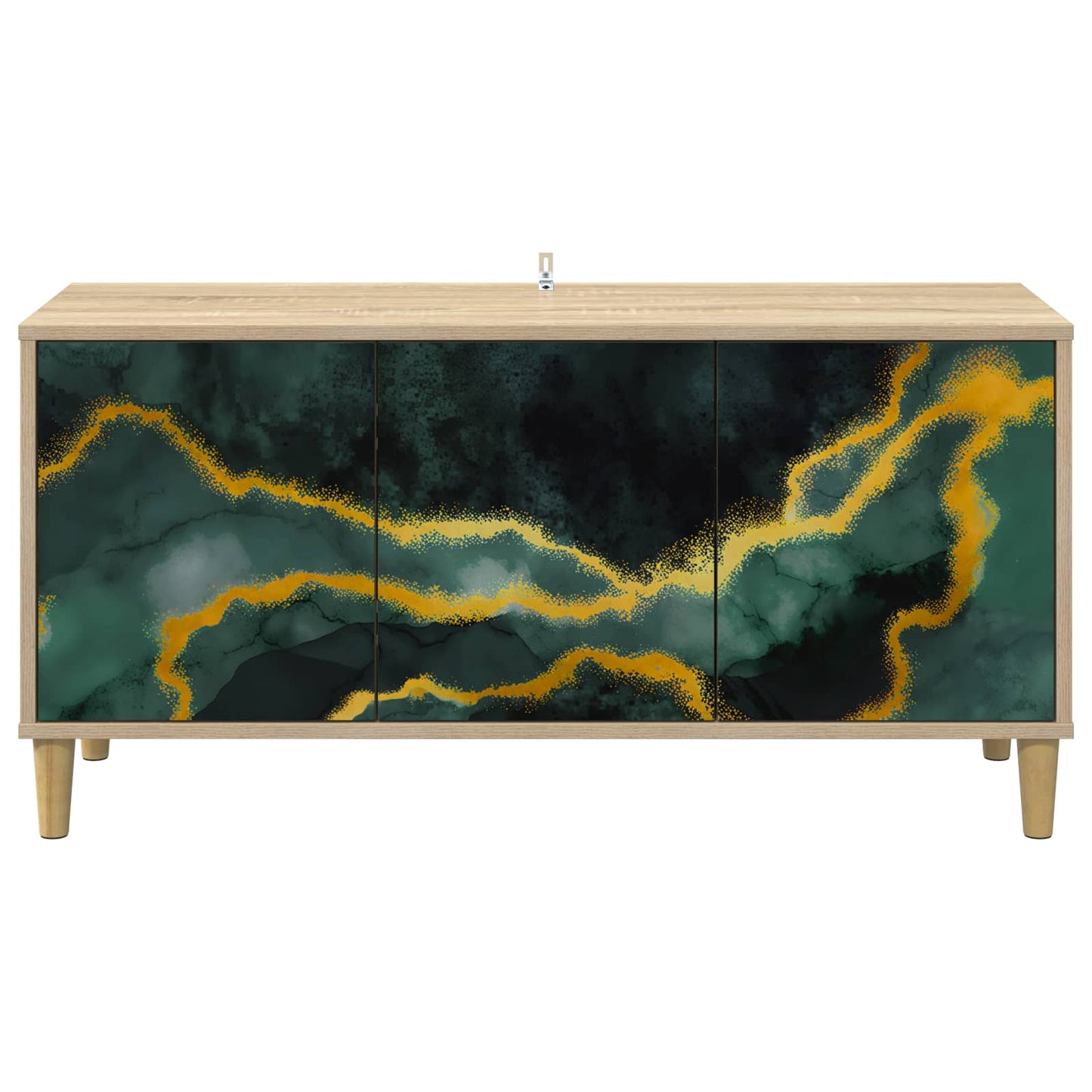 vidaXL TV Cabinet WIJHE 102 x 33 x 50 cm Sonoma Engineered Wood