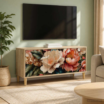 vidaXL TV Cabinet BORNE 102 x 33 x 50 cm Sonoma Engineered Wood