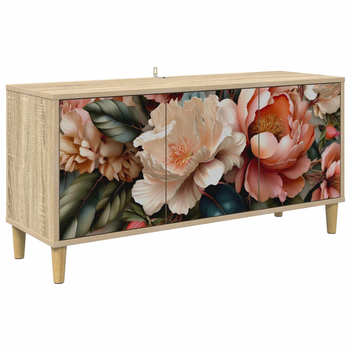 vidaXL TV Cabinet BORNE 102 x 33 x 50 cm Sonoma Engineered Wood