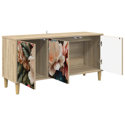 vidaXL TV Cabinet BORNE 102 x 33 x 50 cm Sonoma Engineered Wood