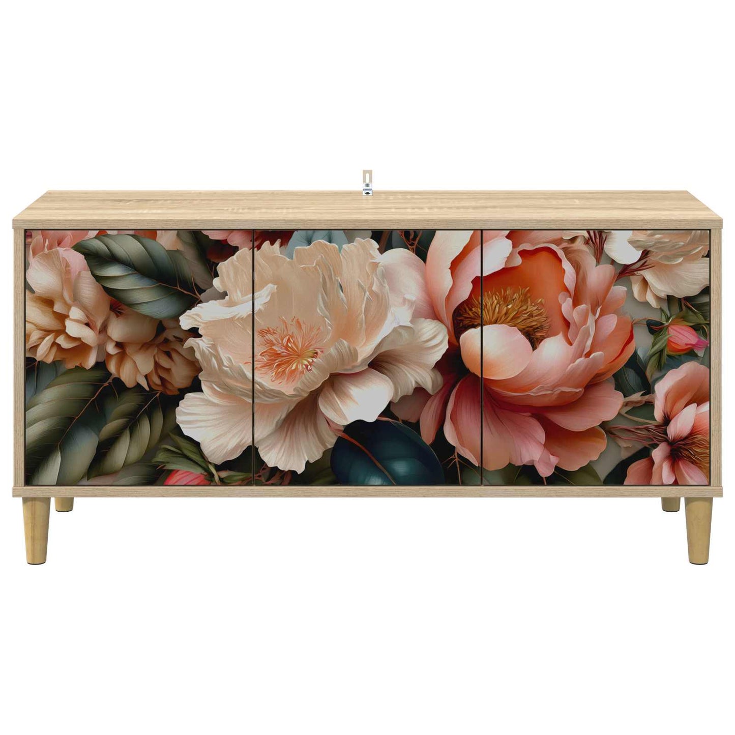 vidaXL TV Cabinet BORNE 102 x 33 x 50 cm Sonoma Engineered Wood