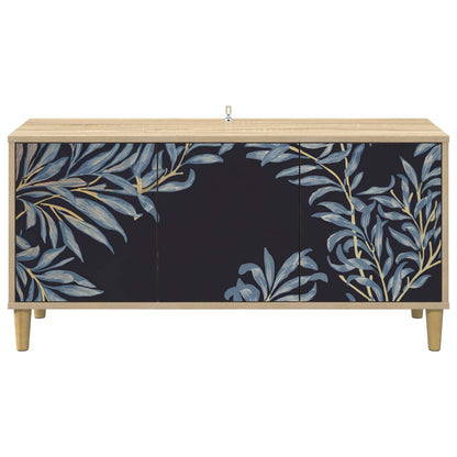 vidaXL TV Cabinet DOKKUM 102 x 33 x 50 cm Sonoma Engineered Wood
