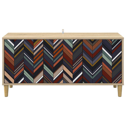 vidaXL TV Cabinet OMMEN 102 x 33 x 50 cm Sonoma Engineered Wood