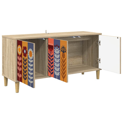 vidaXL TV Cabinet ESSEN 102 x 33 x 50 cm Sonoma Engineered Wood