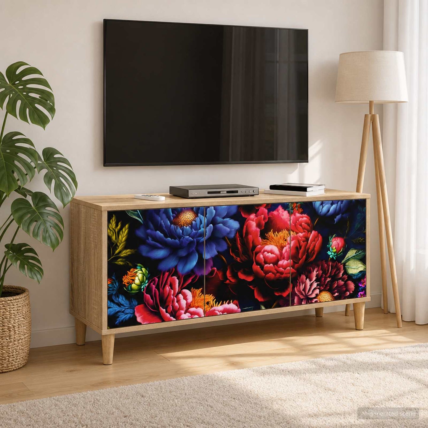 vidaXL TV Cabinet KIEL 102 x 33 x 50 cm Sonoma Engineered Wood
