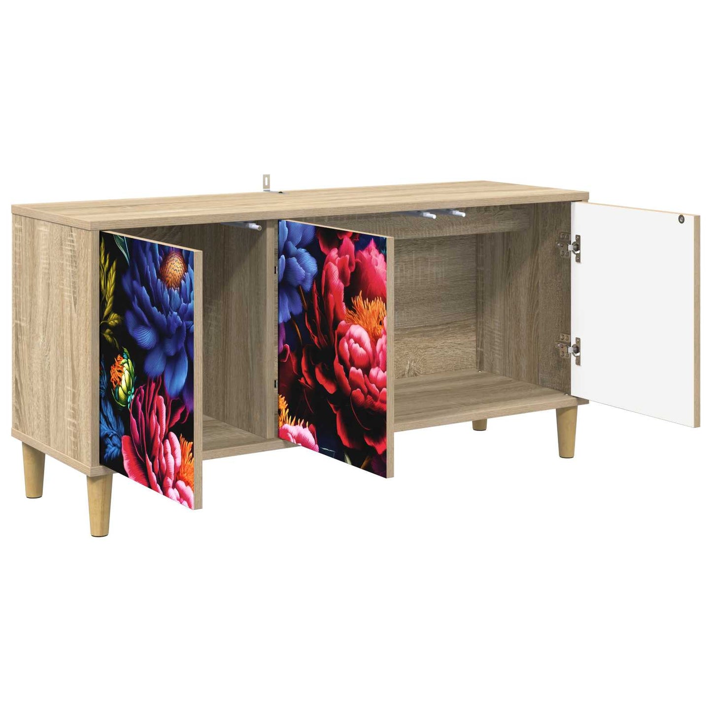 vidaXL TV Cabinet KIEL 102 x 33 x 50 cm Sonoma Engineered Wood