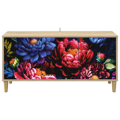 vidaXL TV Cabinet KIEL 102 x 33 x 50 cm Sonoma Engineered Wood
