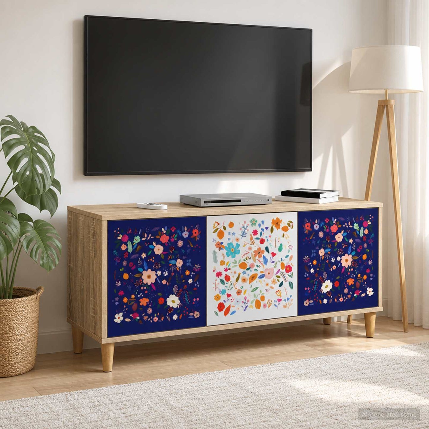vidaXL TV Cabinet MAINZ 102 x 33 x 50 cm Sonoma Engineered Wood