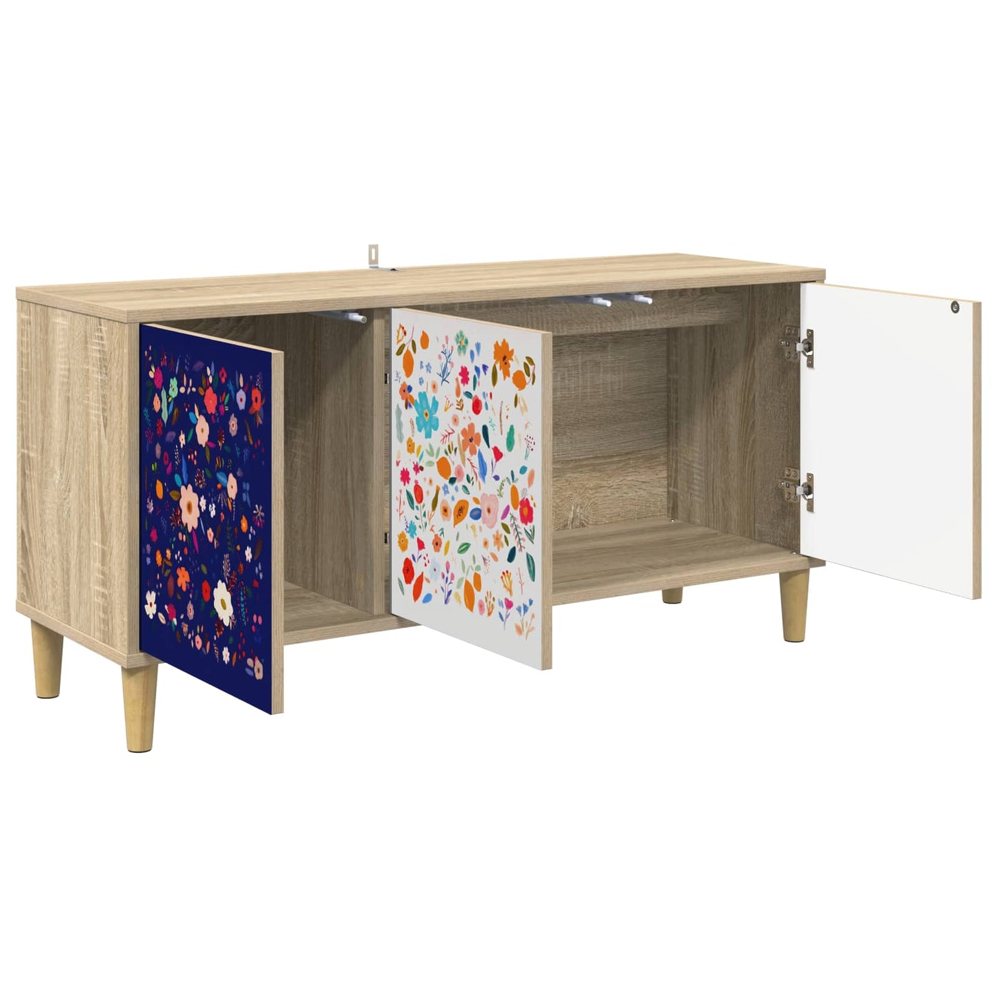 vidaXL TV Cabinet MAINZ 102 x 33 x 50 cm Sonoma Engineered Wood