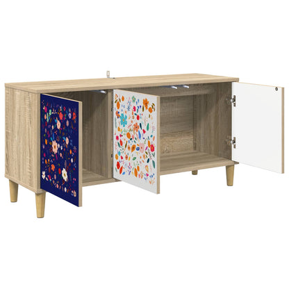 vidaXL TV Cabinet MAINZ 102 x 33 x 50 cm Sonoma Engineered Wood