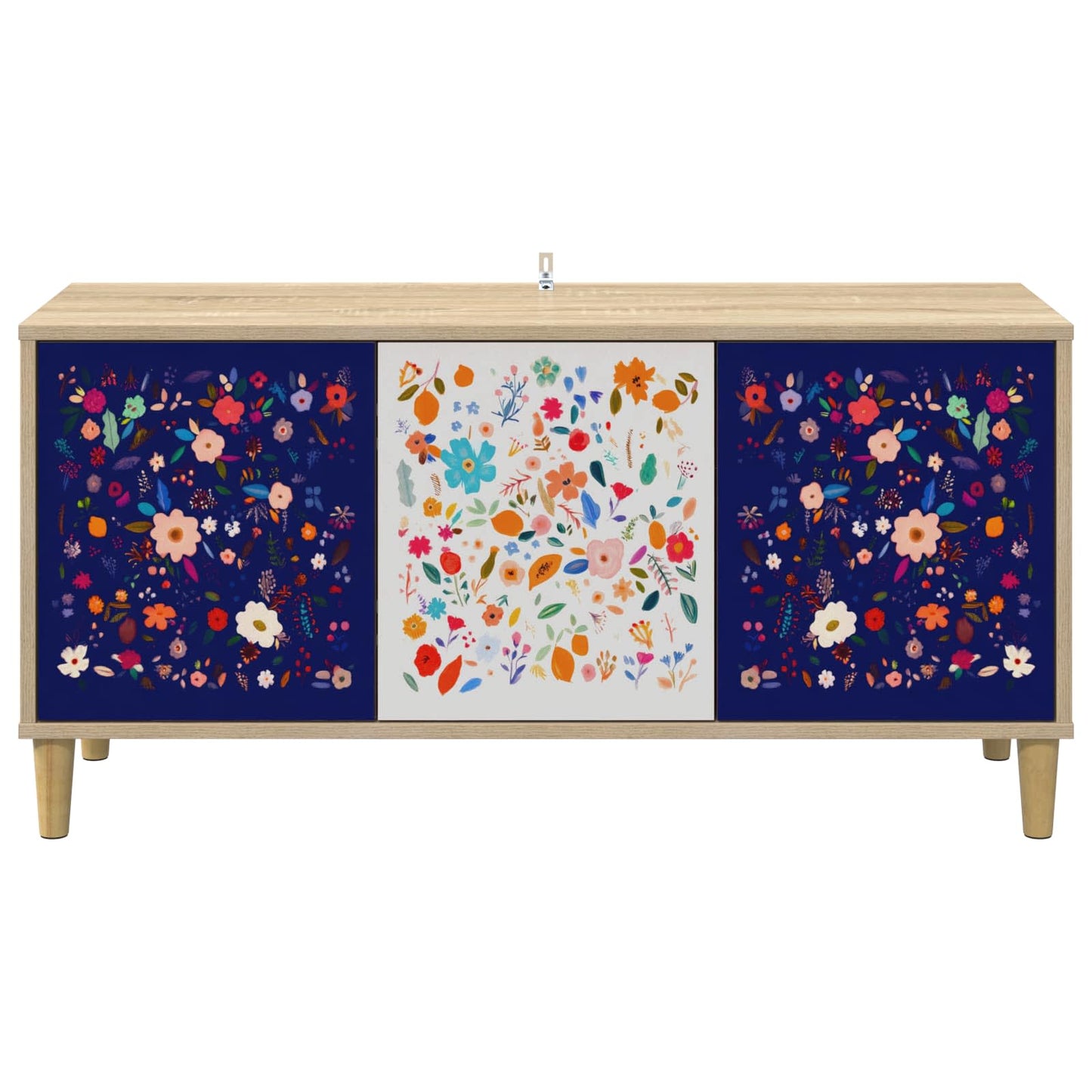 vidaXL TV Cabinet MAINZ 102 x 33 x 50 cm Sonoma Engineered Wood