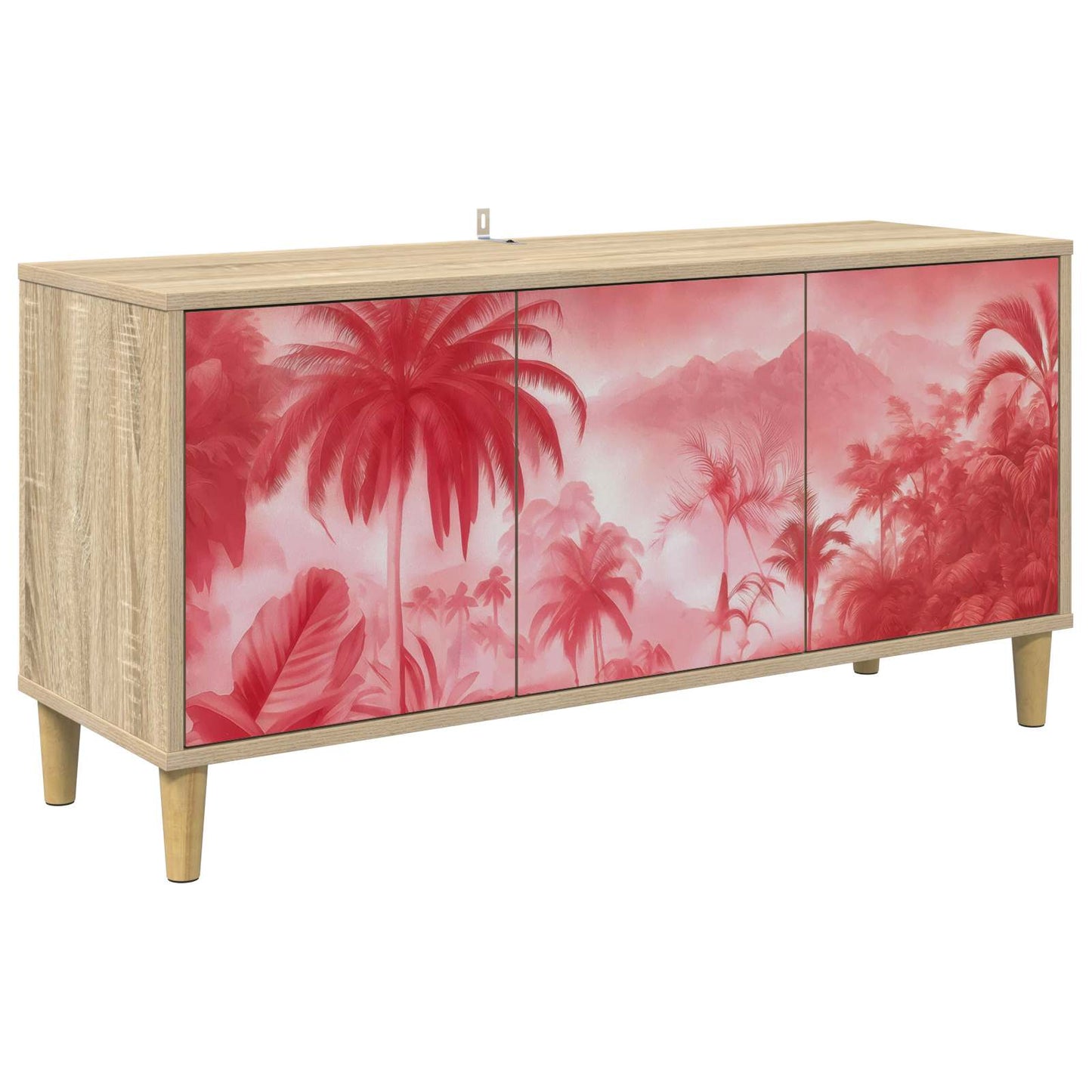 vidaXL TV Cabinet AACHEN 102 x 33 x 50 cm Sonoma Engineered Wood