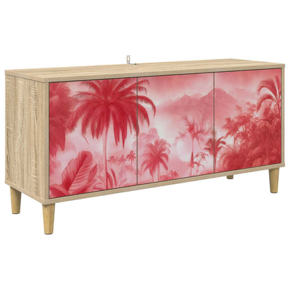 vidaXL TV Cabinet AACHEN 102 x 33 x 50 cm Sonoma Engineered Wood