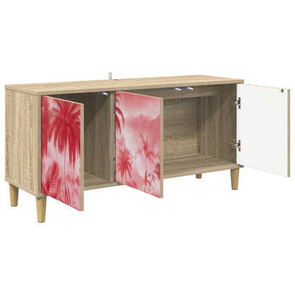 vidaXL TV Cabinet AACHEN 102 x 33 x 50 cm Sonoma Engineered Wood