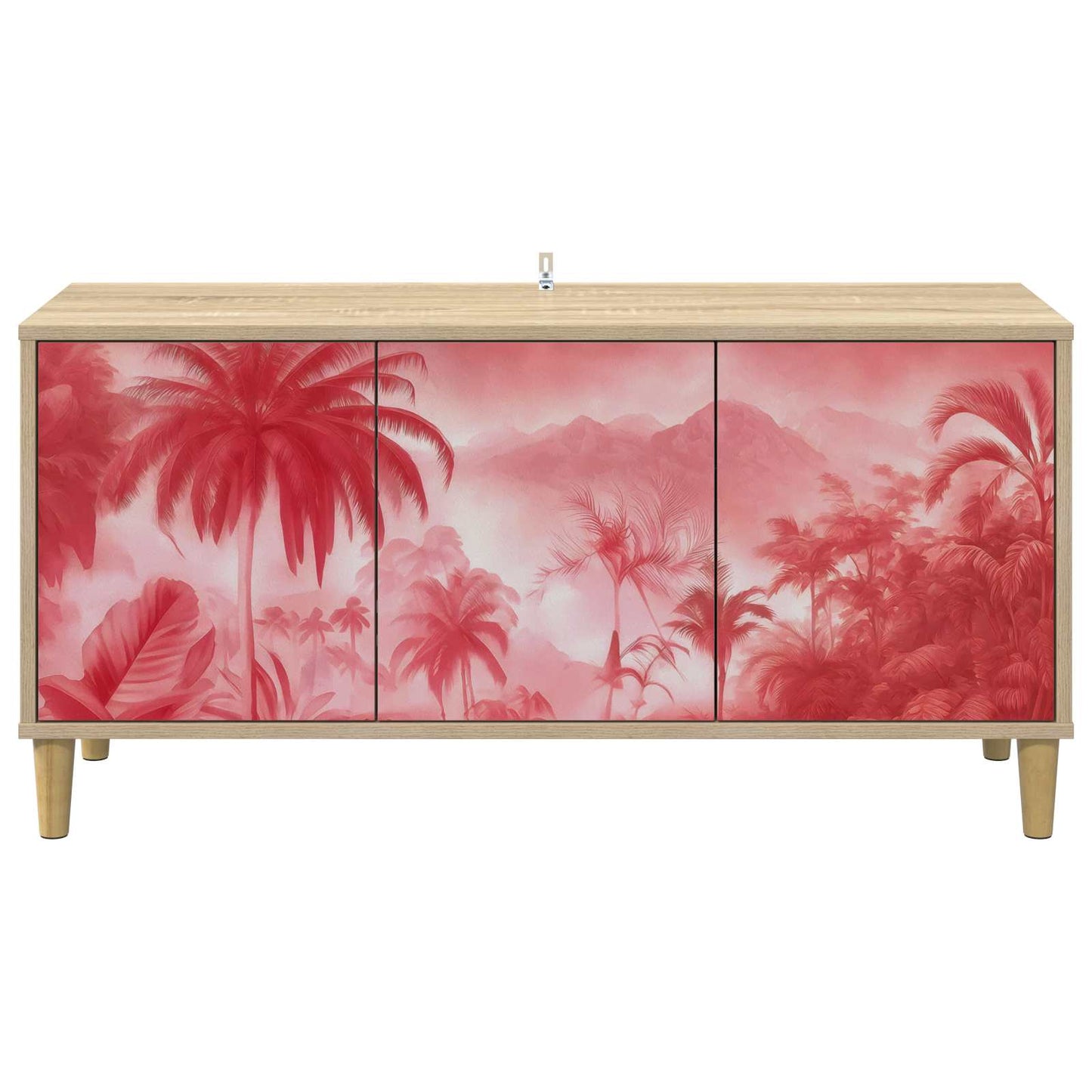vidaXL TV Cabinet AACHEN 102 x 33 x 50 cm Sonoma Engineered Wood