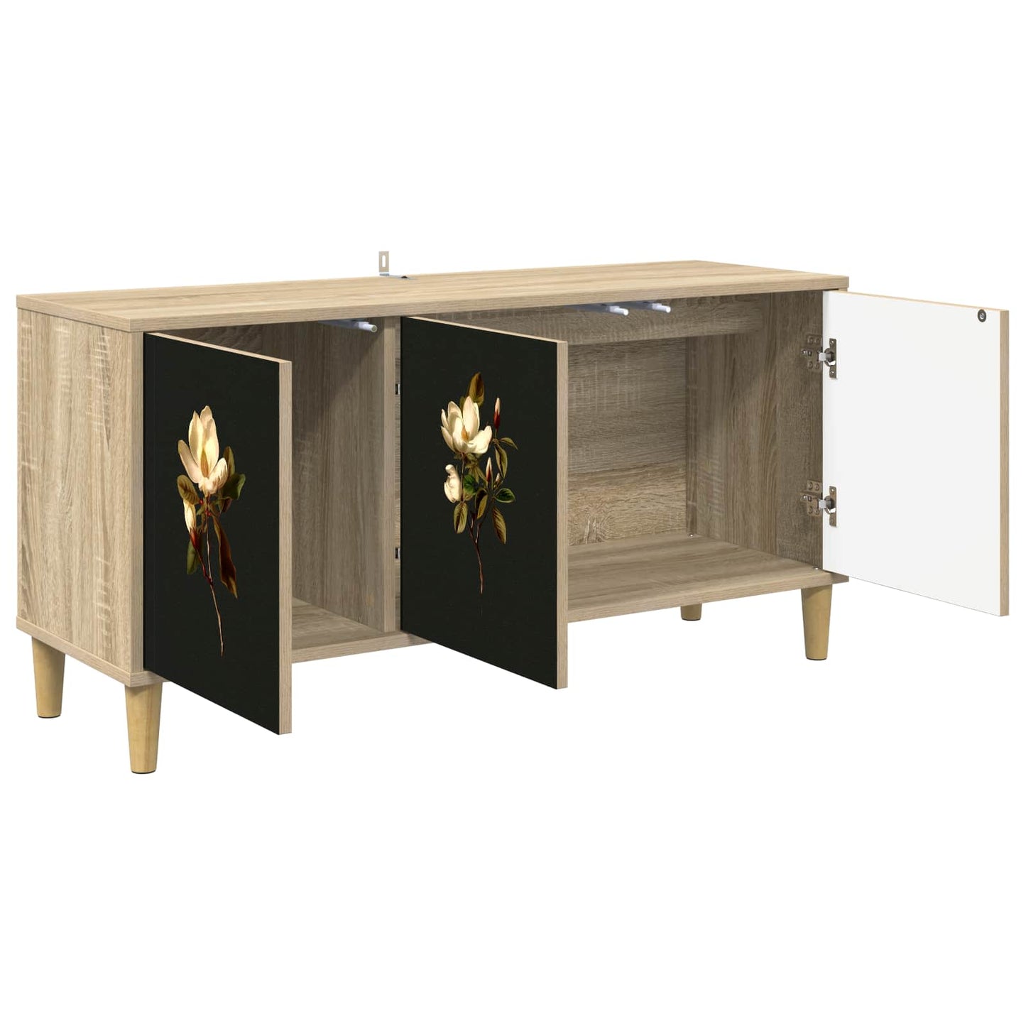 vidaXL TV Cabinet BREMEN 102 x 33 x 50 cm Sonoma Engineered Wood