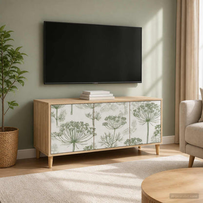 vidaXL TV Cabinet GOTHA 102 x 33 x 50 cm Sonoma Engineered Wood