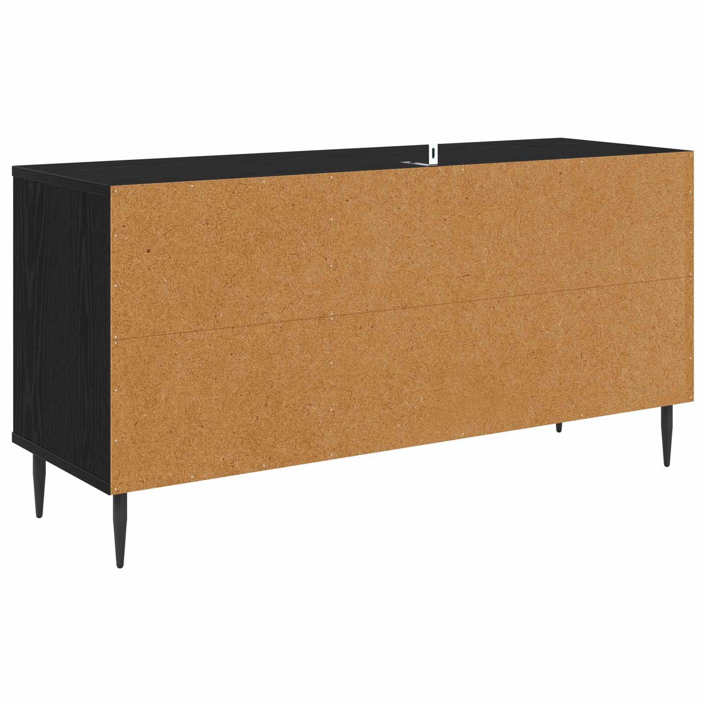 vidaXL TV Cabinet WIJHE 102 x 33 x 51 cm Black Oak Engineered Wood