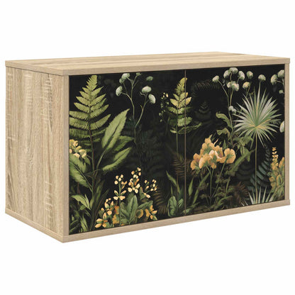 vidaXL Wall-mounted TV Cabinet RHENEN 69 x 33 x 40 cm Sonoma Oak