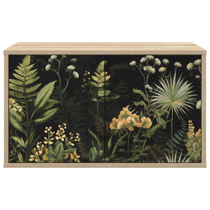vidaXL Wall-mounted TV Cabinet RHENEN 69 x 33 x 40 cm Sonoma Oak