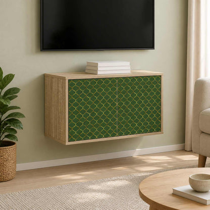 vidaXL Wall-mounted TV Cabinet GELEEN 69 x 33 x 40 cm Sonoma Oak
