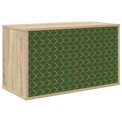 vidaXL Wall-mounted TV Cabinet GELEEN 69 x 33 x 40 cm Sonoma Oak