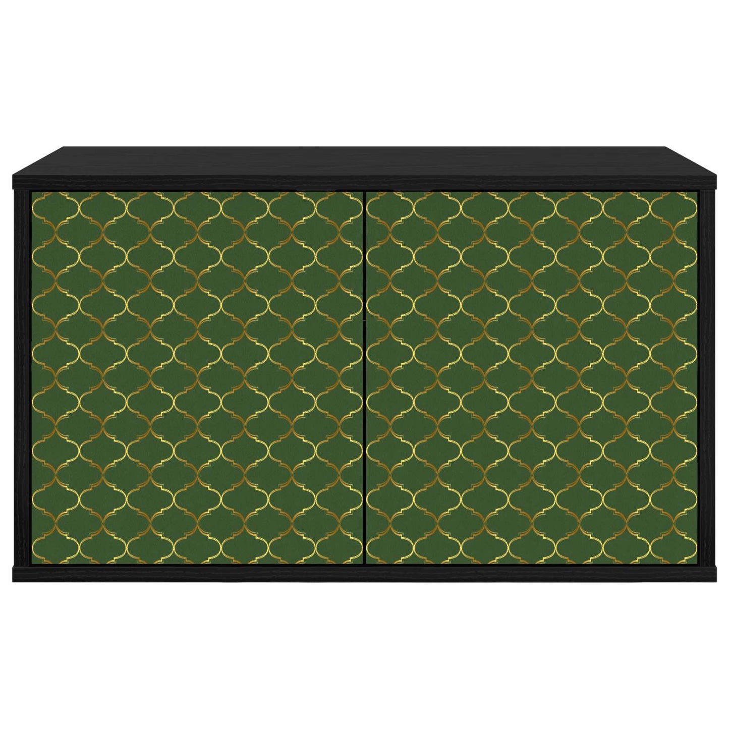 vidaXL Wall-mounted TV Cabinet GELEEN 69 x 33 x 40 cm Black Oak