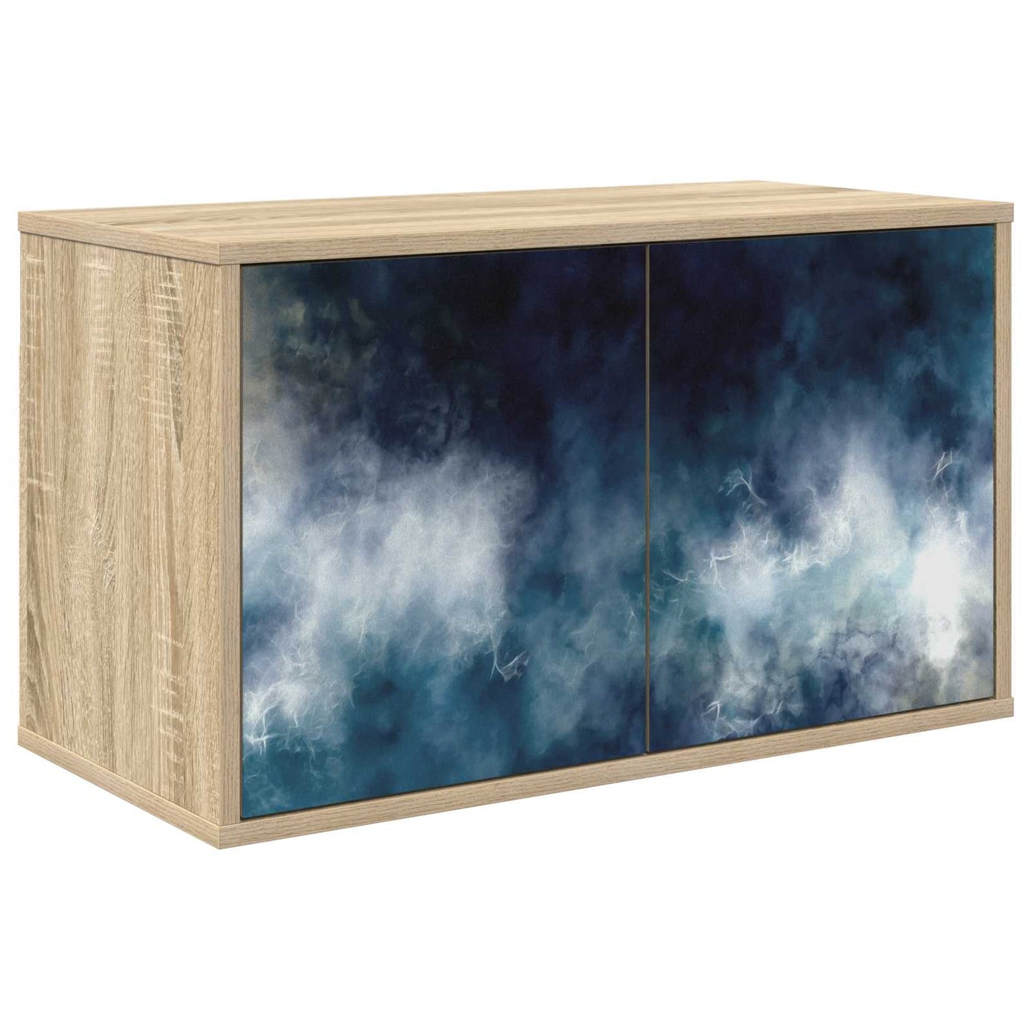 vidaXL Wall-mounted TV Cabinet RAALTE 69 x 33 x 40 cm Sonoma Oak