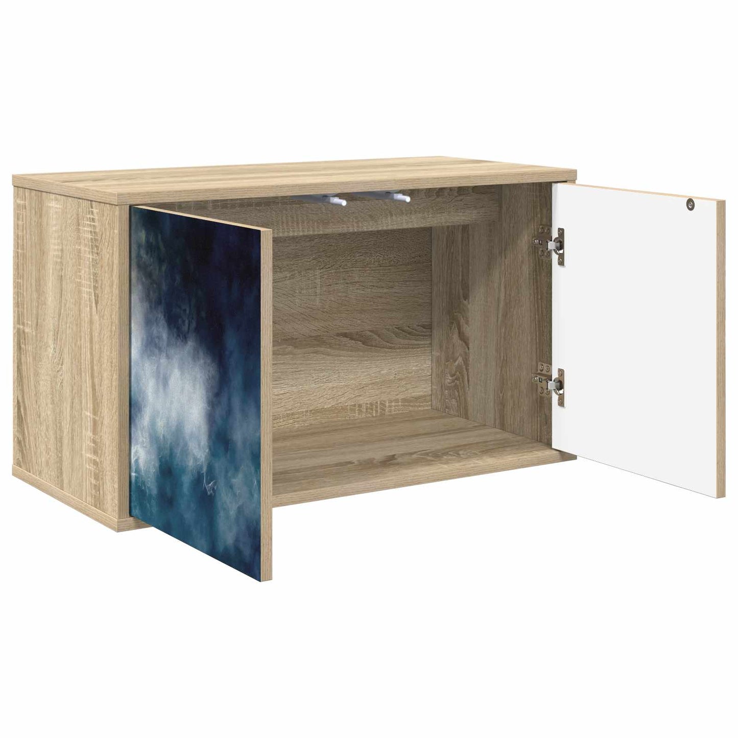 vidaXL Wall-mounted TV Cabinet RAALTE 69 x 33 x 40 cm Sonoma Oak