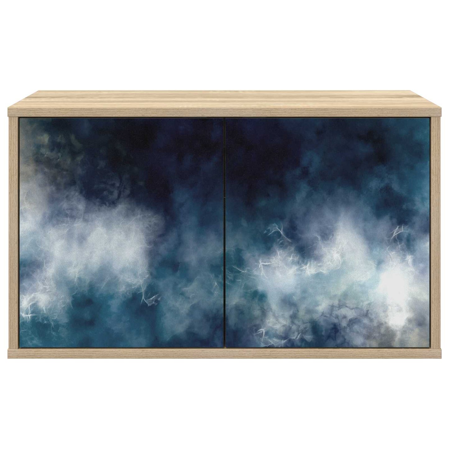 vidaXL Wall-mounted TV Cabinet RAALTE 69 x 33 x 40 cm Sonoma Oak