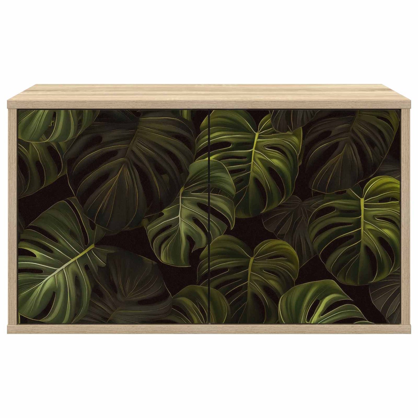 vidaXL Wall-mounted TV Cabinet ELBURG 69 x 33 x 40 cm Sonoma Oak