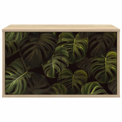 vidaXL Wall-mounted TV Cabinet ELBURG 69 x 33 x 40 cm Sonoma Oak