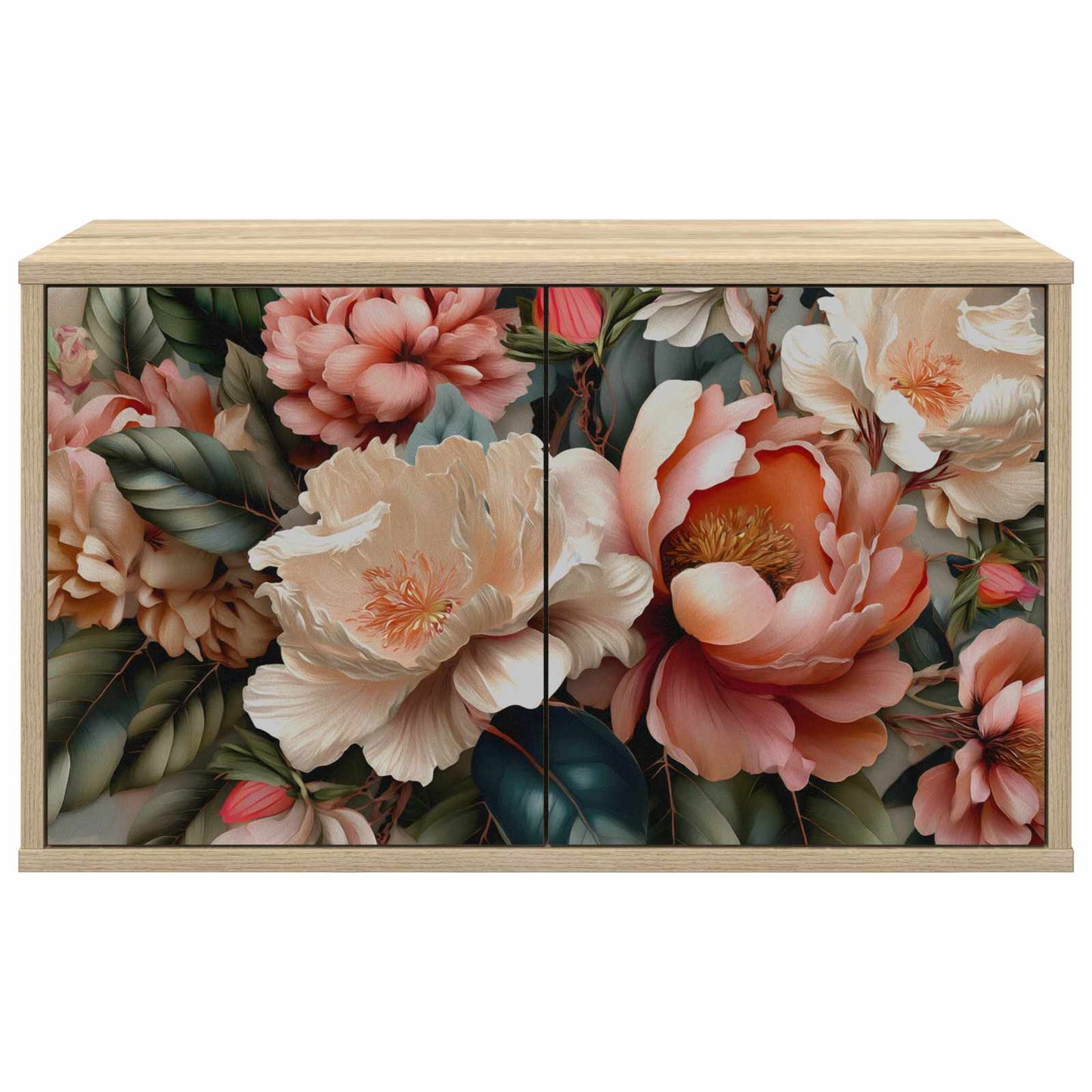 vidaXL Wall-mounted TV Cabinet BORNE 69 x 33 x 40 cm Sonoma Oak