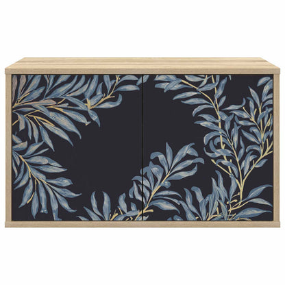 vidaXL Wall-mounted TV Cabinet DOKKUM 69 x 33 x 40 cm Sonoma Oak