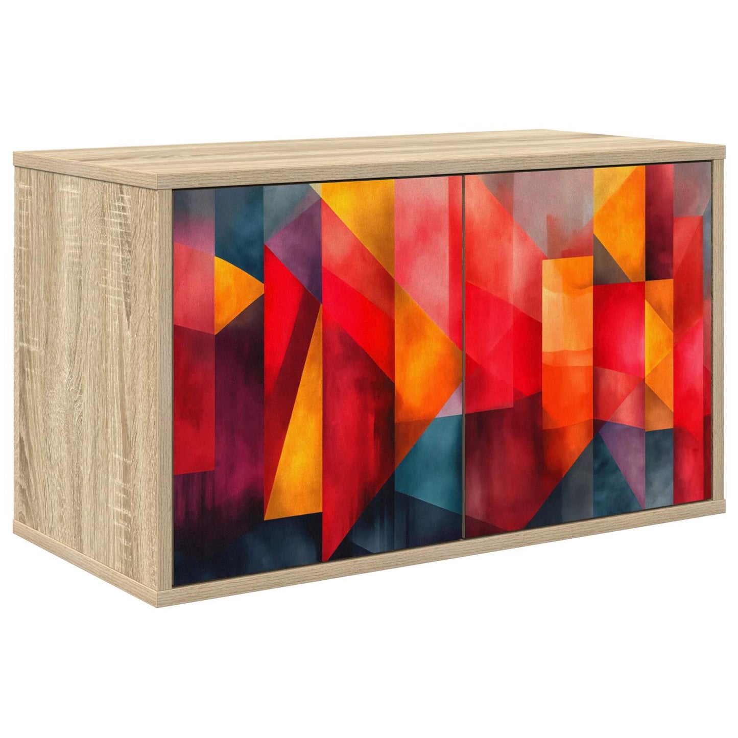 vidaXL Wall-mounted TV Cabinet HEESCH 69 x 33 x 40 cm Sonoma Oak