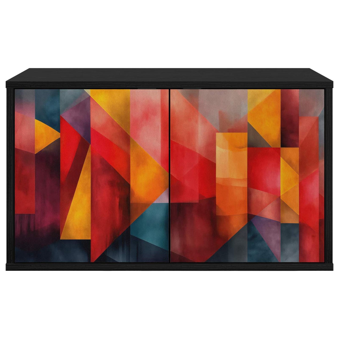 vidaXL Wall-mounted TV Cabinet HEESCH 69 x 33 x 40 cm Black Oak