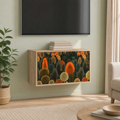 vidaXL Wall-mounted TV Cabinet ZAANDAM 69 x 33 x 40 cm Sonoma Oak
