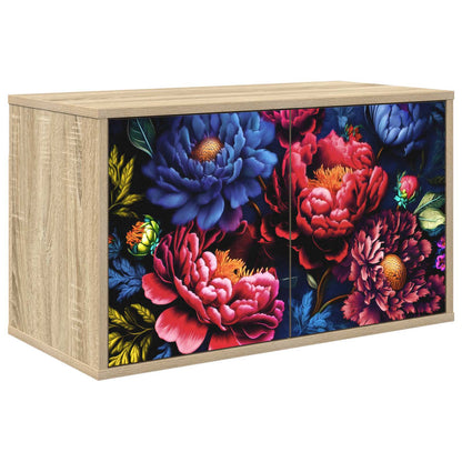 vidaXL Wall-mounted TV Cabinet KIEL 69 x 33 x 40 cm Sonoma Oak