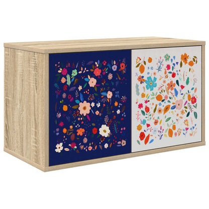 vidaXL Wall-mounted TV Cabinet MAINZ 69 x 33 x 40 cm Sonoma Oak