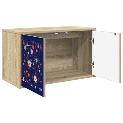 vidaXL Wall-mounted TV Cabinet MAINZ 69 x 33 x 40 cm Sonoma Oak