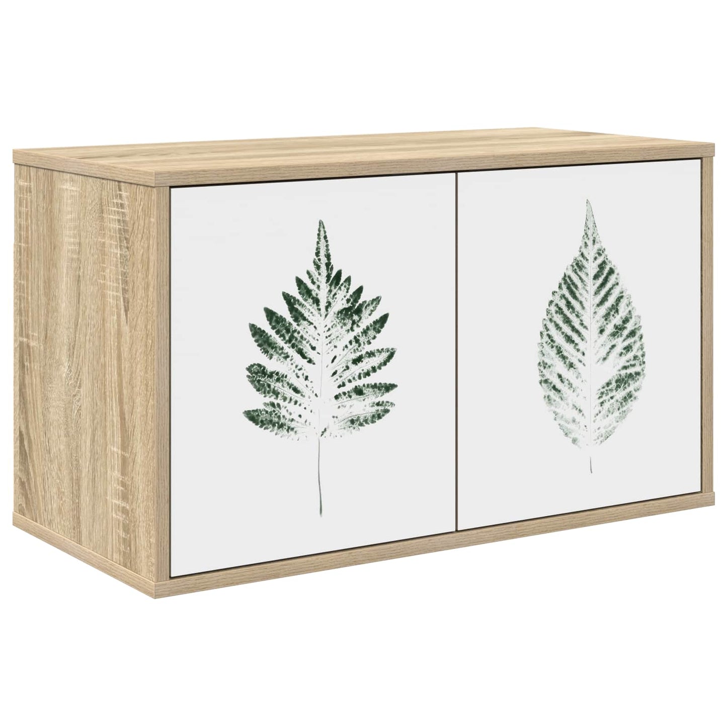 vidaXL Wall-mounted TV Cabinet HANAU 69 x 33 x 40 cm Sonoma Oak