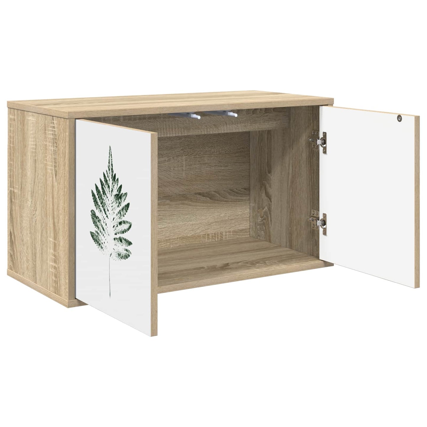 vidaXL Wall-mounted TV Cabinet HANAU 69 x 33 x 40 cm Sonoma Oak